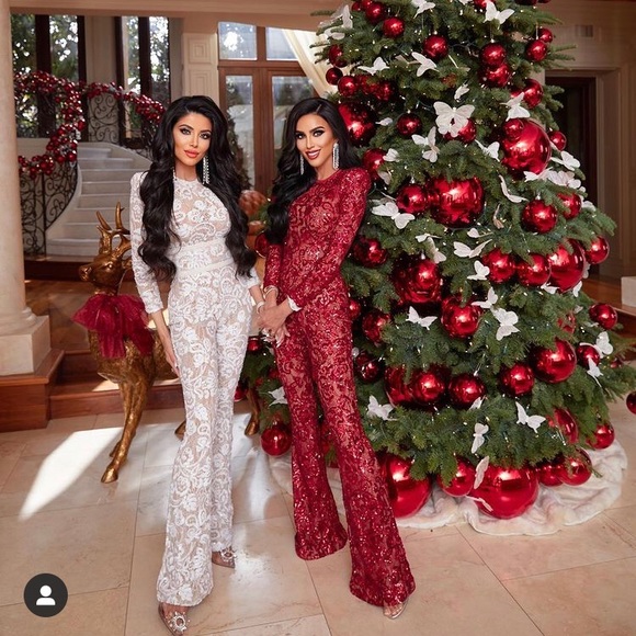 Nadine Merabi Bella White Jumpsuit New, not opened and never